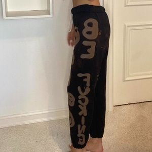 handmade acid wash sweatpants